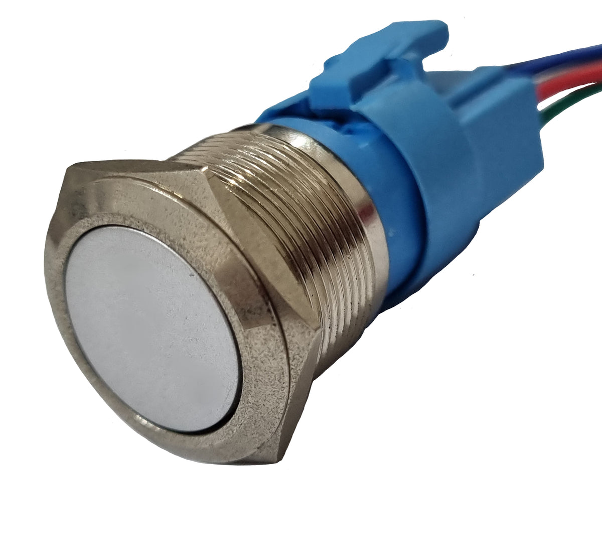 Waterproof Round Push Switch - Lights/Blank