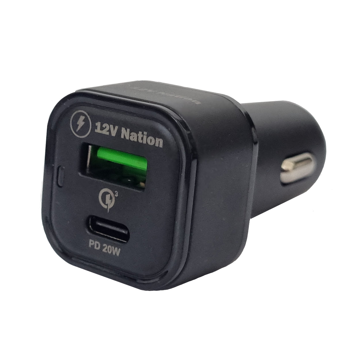 QC3 + C-Type Car Charger (Cigarette Socket Charger)