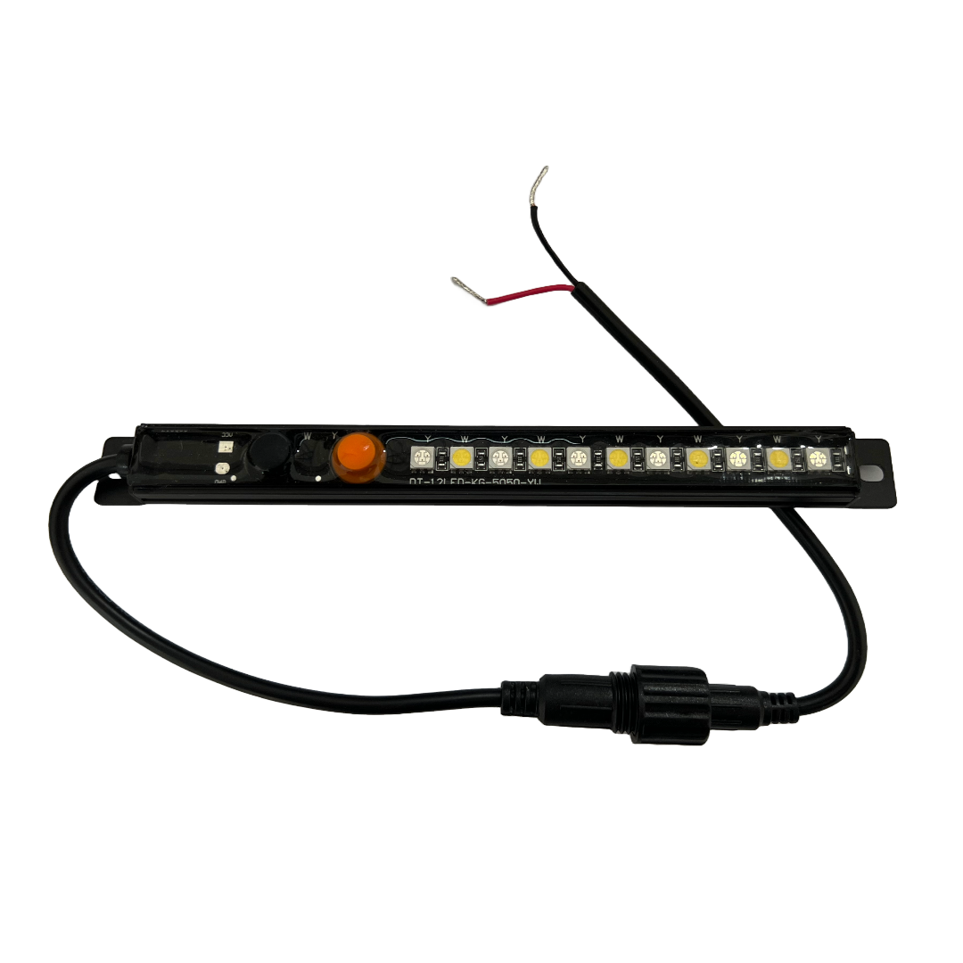 15cm Dual Colour LED Light - White / Amber