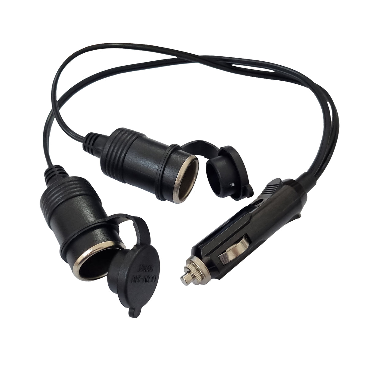 Male Lighter To 2 Female Lighter Plugs