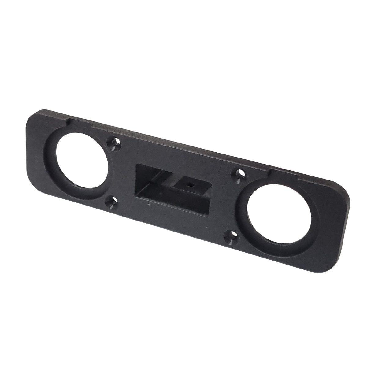 Square Connector (50A Brad Harrison) Panel With 2 Round Sockets – Blank