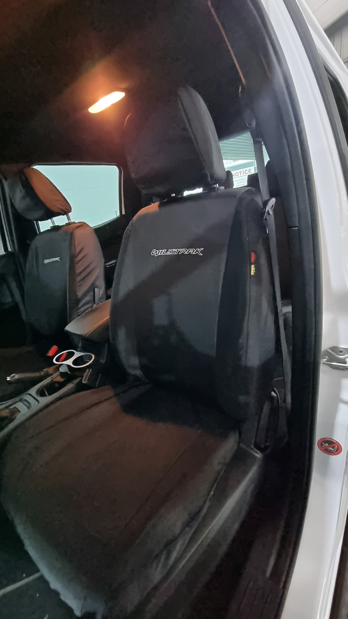 Kindo Seat Covers Ford Ranger Next-Gen DC WildTrak (2022-) - Black