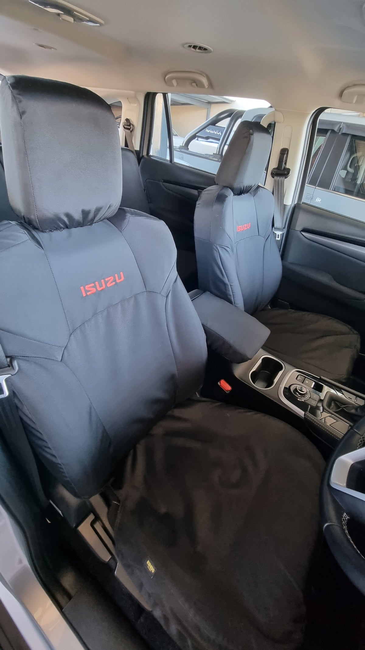 Kindo Seat Covers Isuzu DMAX Gen6 DC LE (2012-2021) - Black