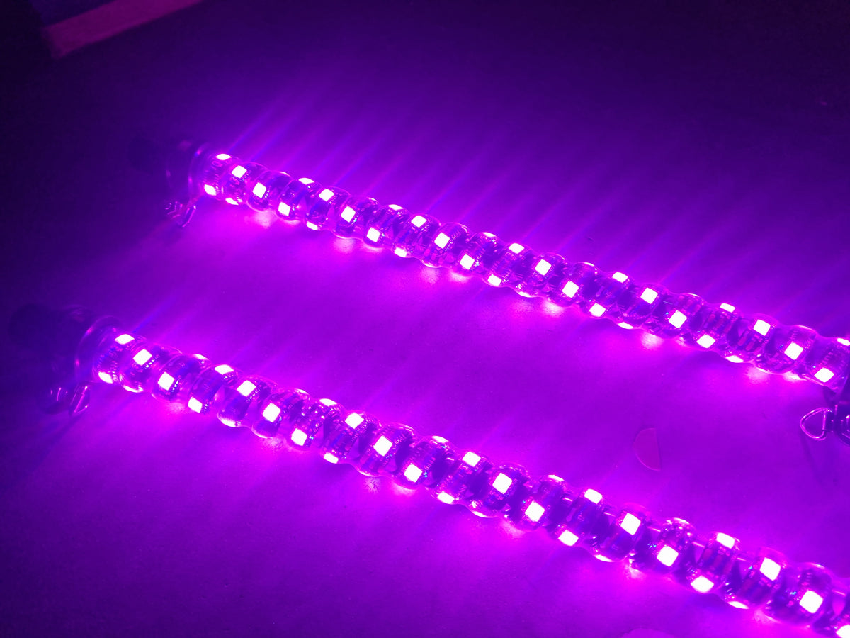 4ft Single Full RGB LED Whip Light