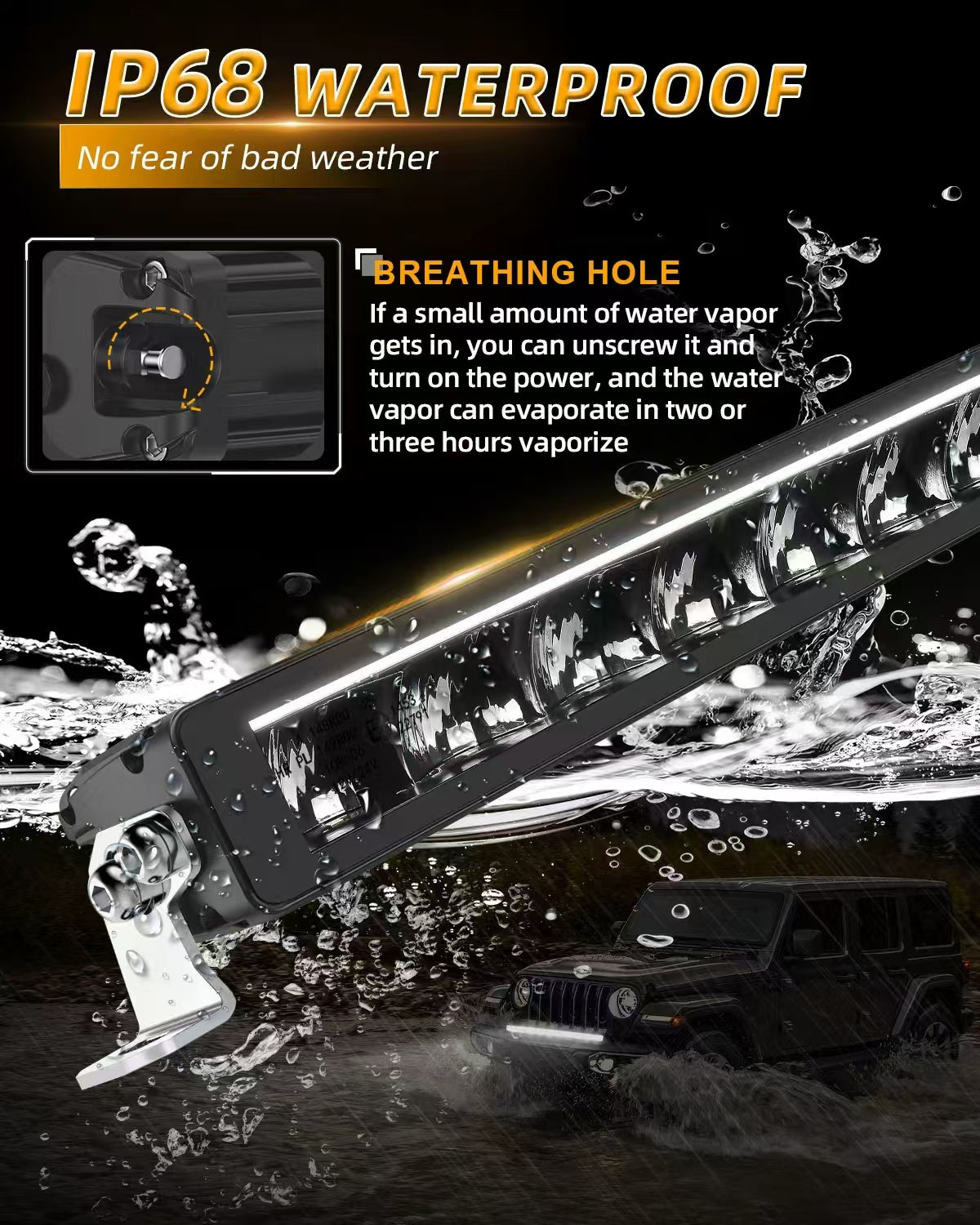 21  Inch  Duel LED Bar