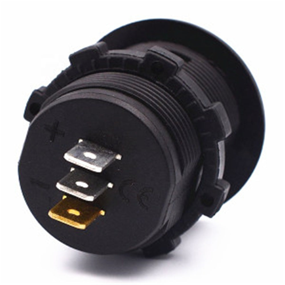 Dual Voltmeter Socket - LED Display