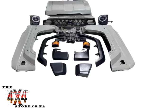 Toyota Land Cruiser 76 & 79 Series to NEW 2024  70 Series Cruiser body kit without front bumper