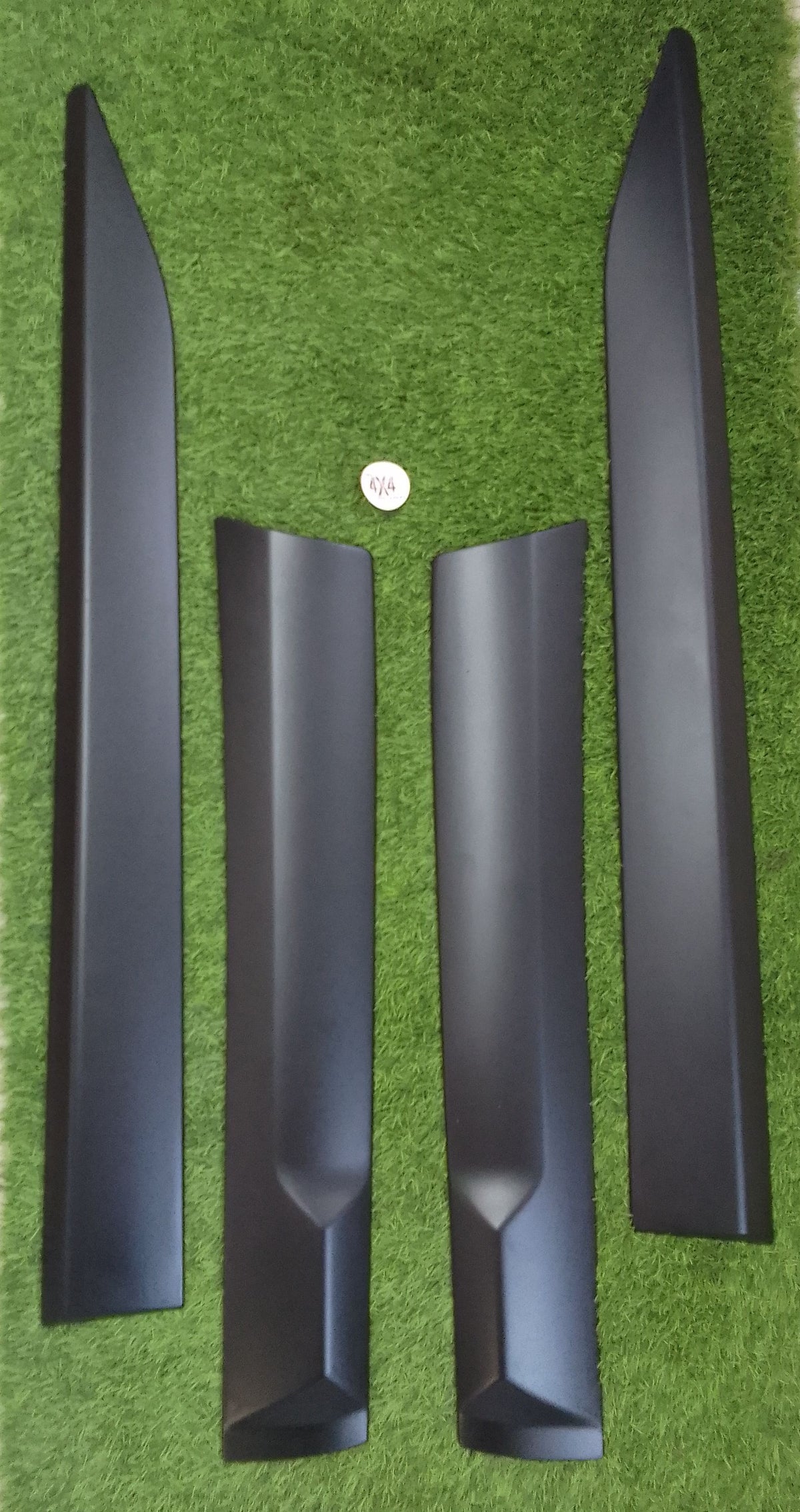 Fortuner 2016+ smooth Body Cladding matt black 4 pce