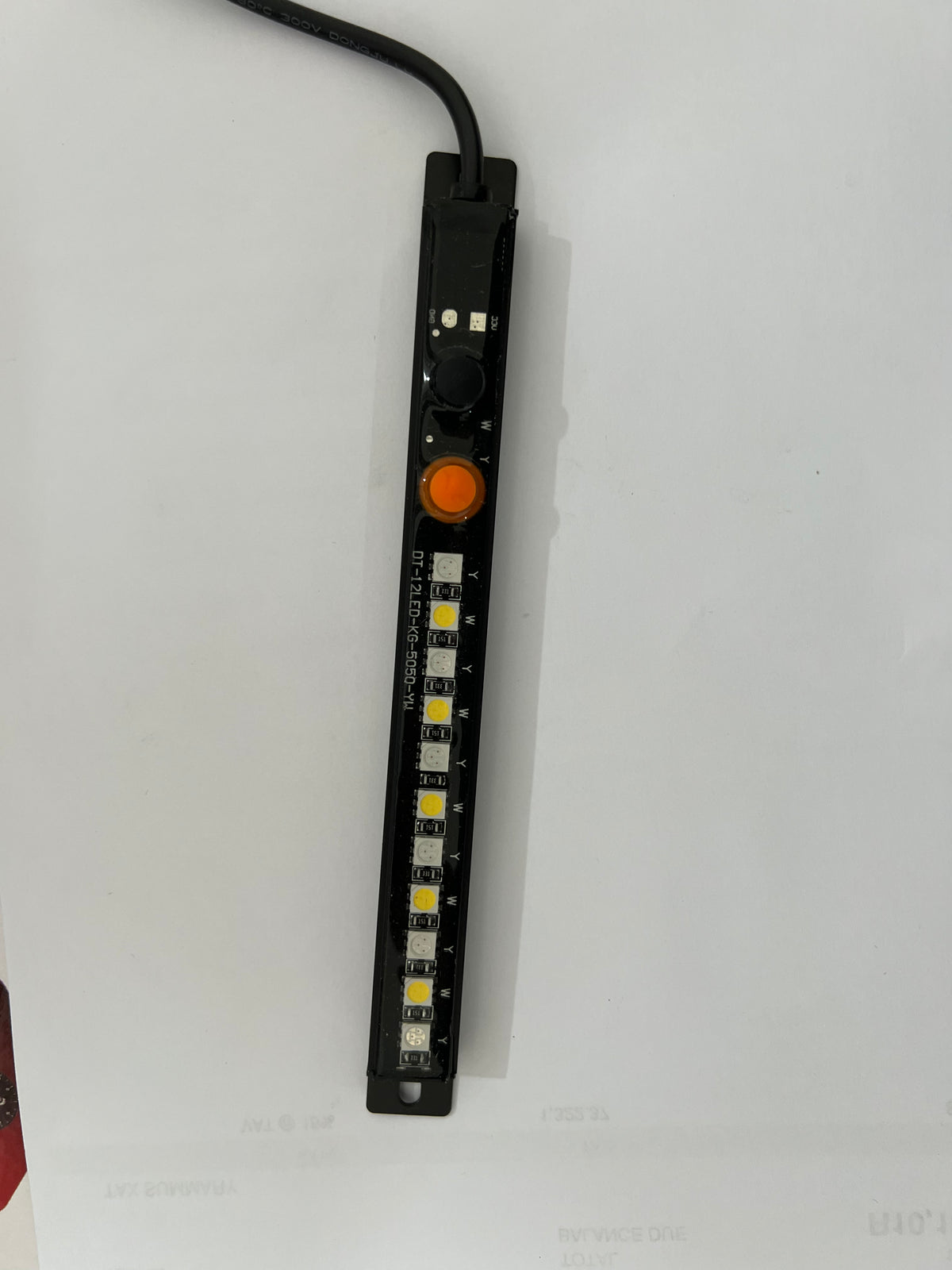 15cm Dual Colour LED Light - White / Amber