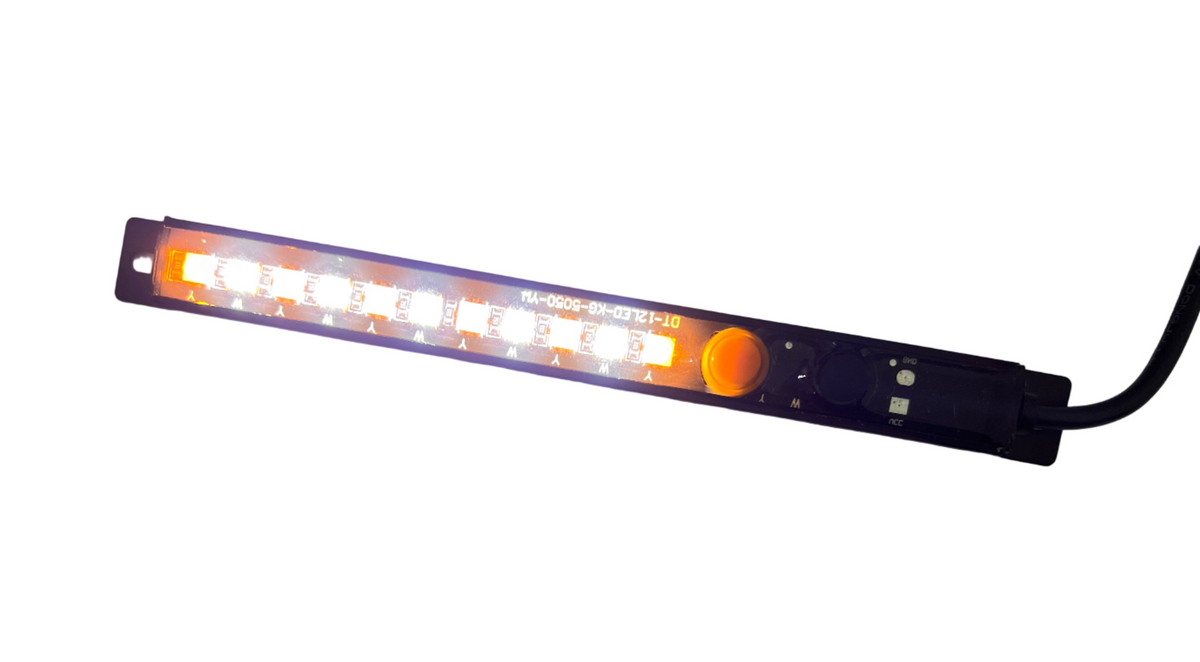 15cm Dual Colour LED Strip Light - White / Amber