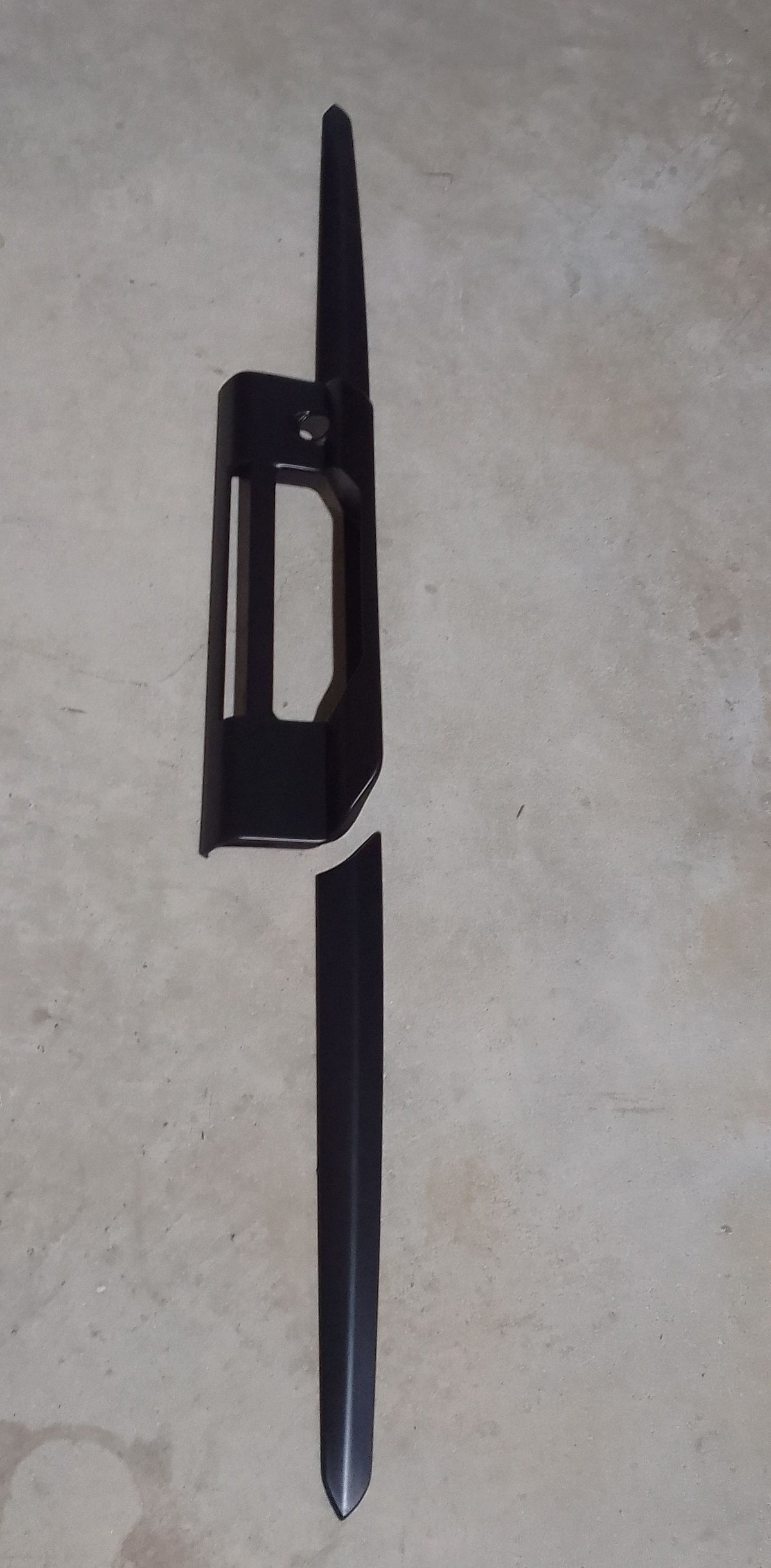 Ford Ranger Next Gen T9 Tailgate handle trim set. Matt black