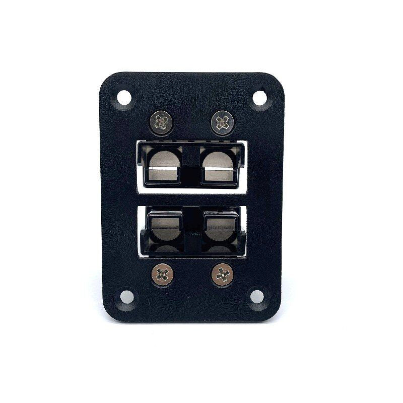 Dual 50A Brad Harrison Panel Connector with 2 Brad Harrison Plugs