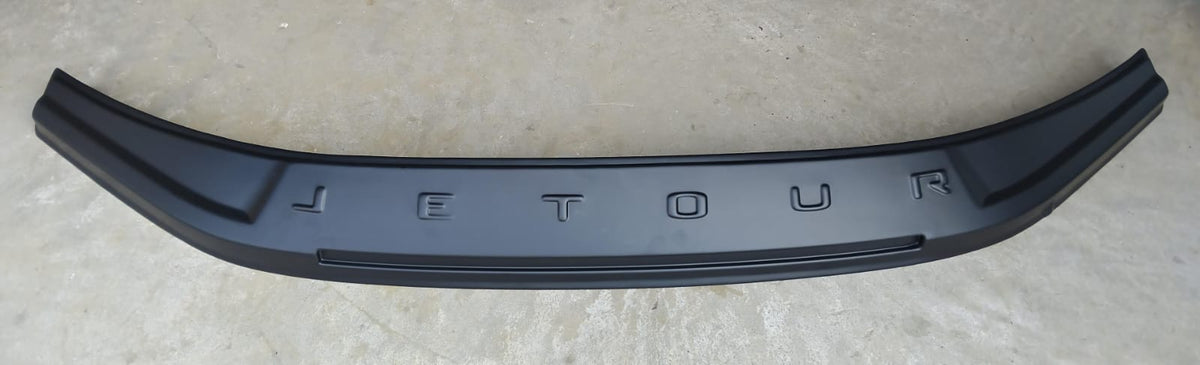 Jetour T2 2025+ Bonnet Guard With Name (Matt Black)
