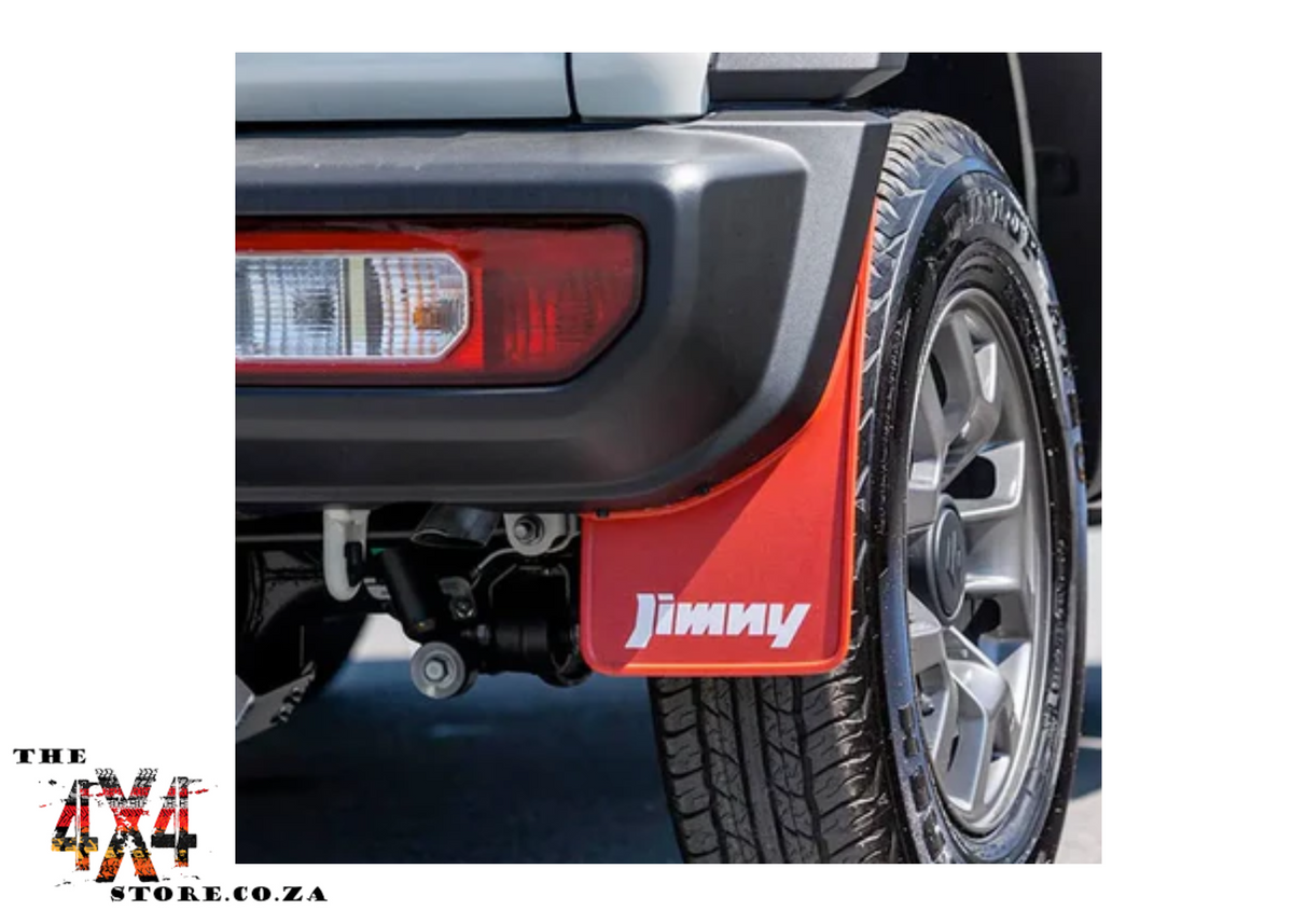 Suzuki Jimny Generation 4 2019+ Mudflaps (Jimny Logo) - Red