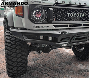 Toyota Land Cruiser 79 Series Armando front steel bumper