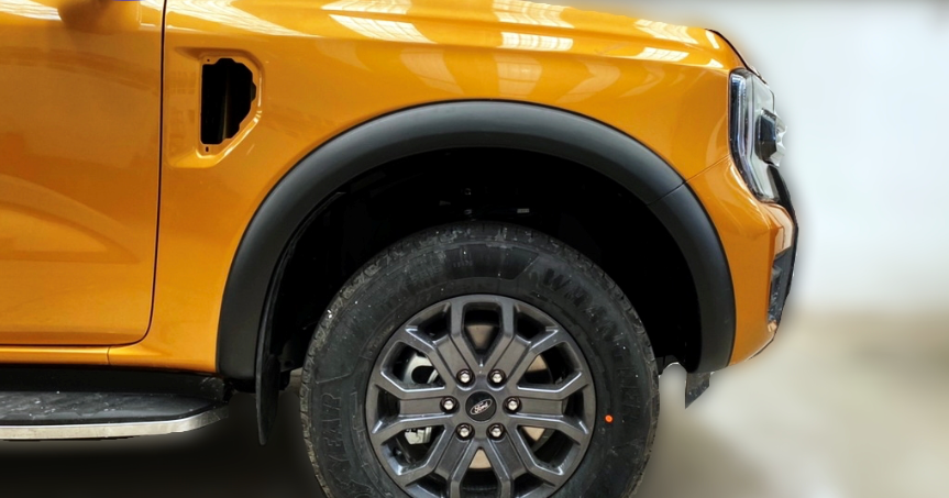 Ford Ranger Next Gen T9 2023+. Wildtrak  Fender Flares (V.8)  4 inches ( PDC )