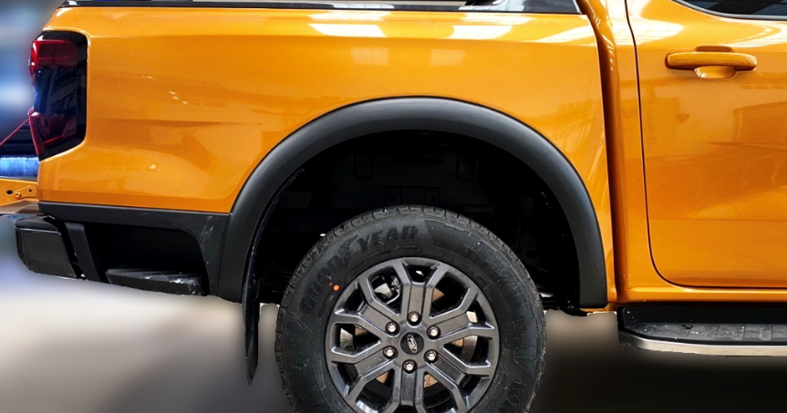 Ford Ranger Next Gen T9 2023+  XL/XLT  Fender Flares (V.8)  4 inches NON PDC