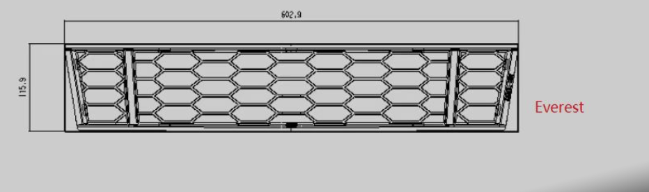 Ford Ranger Next Gen Everest Grill Protector