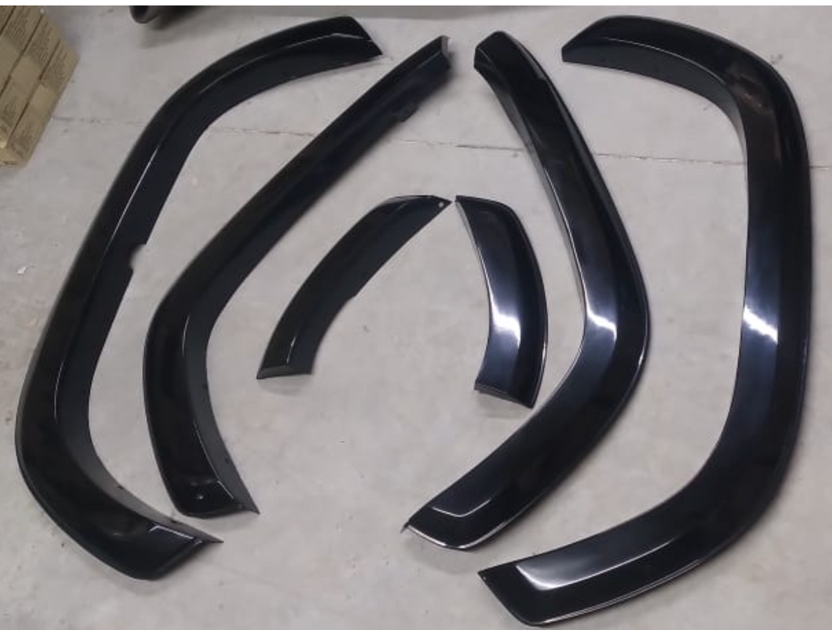Mitsubishi Triton 2025 Fender Flares Smooth Gloss Black