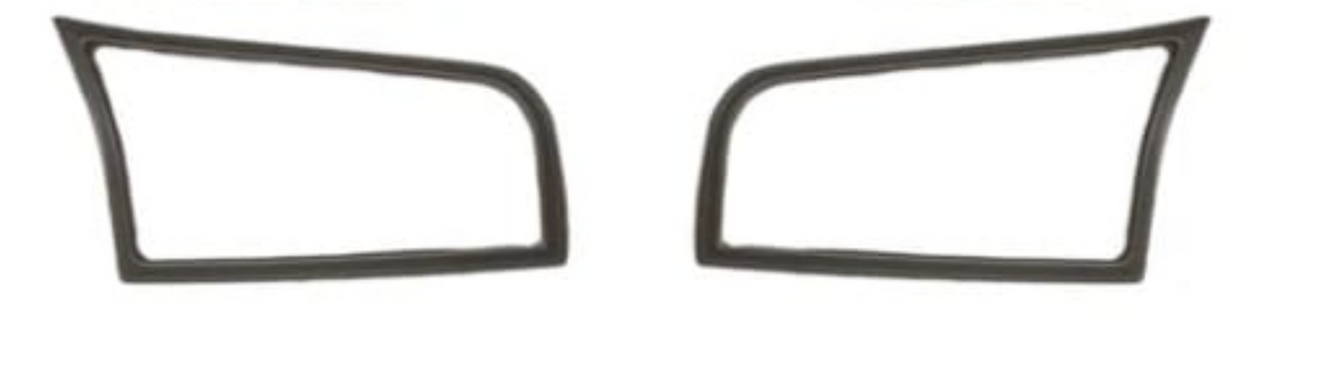 Mitsubishi Triton 2025 Head Light Trims Smooth Matt Black