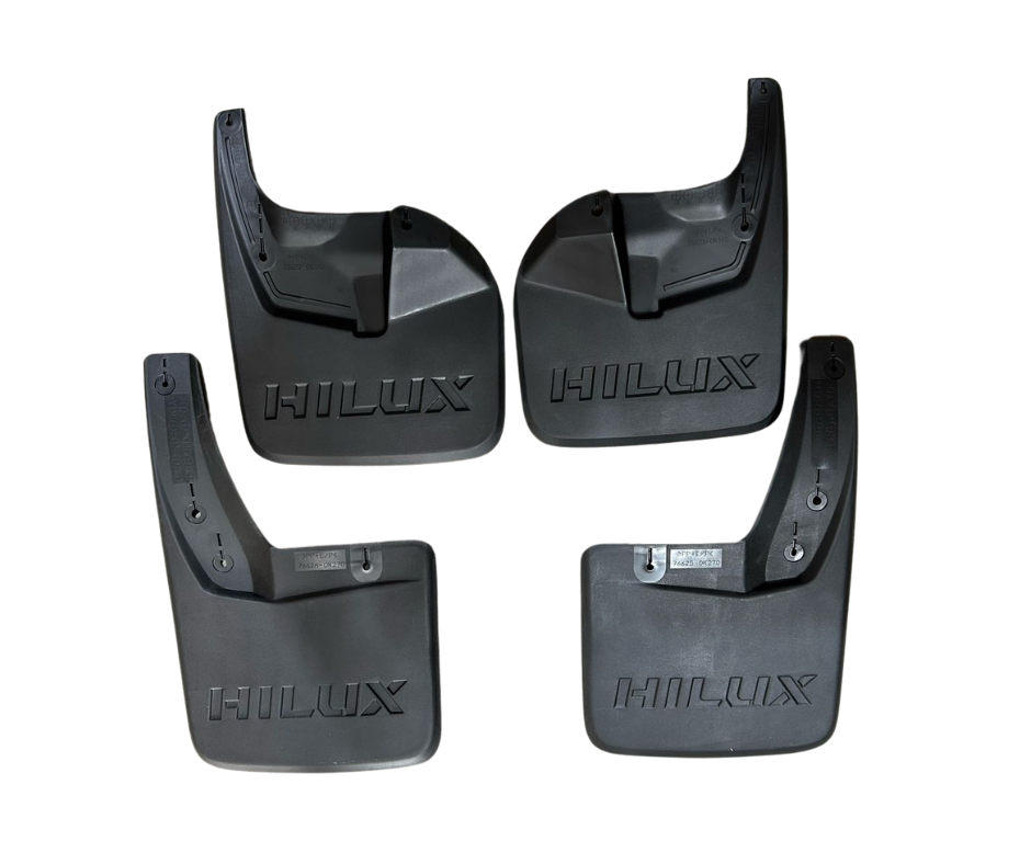 Toyota Hilux GD6 (2016+) Mud Flaps with Hilux Logo