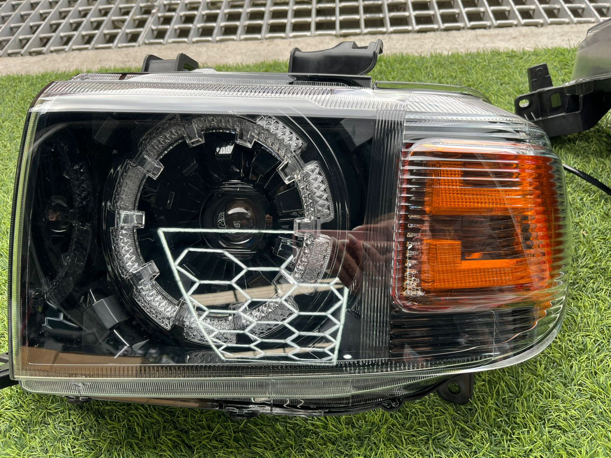 Toyota Land Cruiser 79 / 76 Series - Pre 2024 LED Headlights Set of 2 Aussie Style look