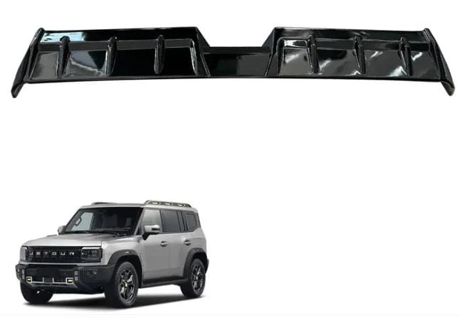 Jetour T2 Rear Boot Spoiler V2 Gloss Black