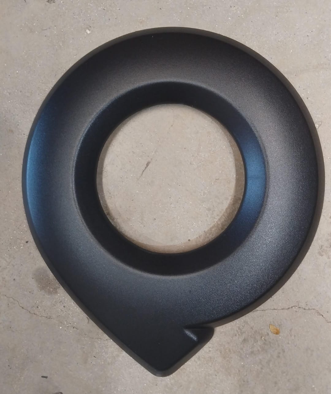 GWM P 300 Grill Badge Cover Slightly Texture Matt Black