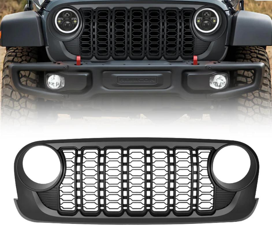 Jeep JK 2007-2018 JL Look Grill Matt Black