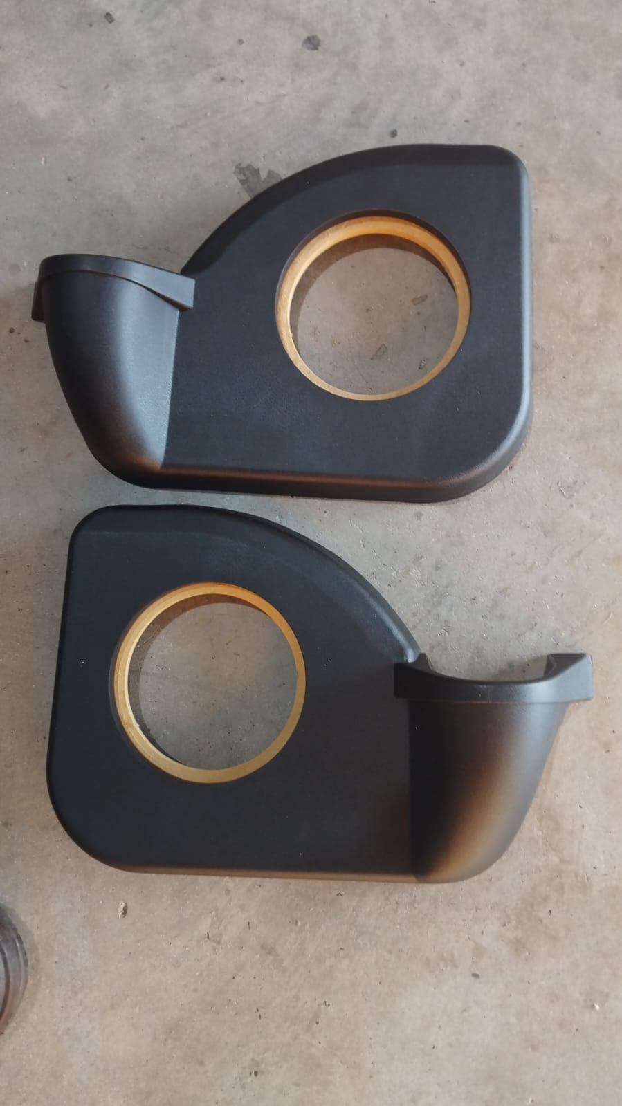 Toyota Land Cruiser 70 Series Front & Rear door speaker pods BLACK