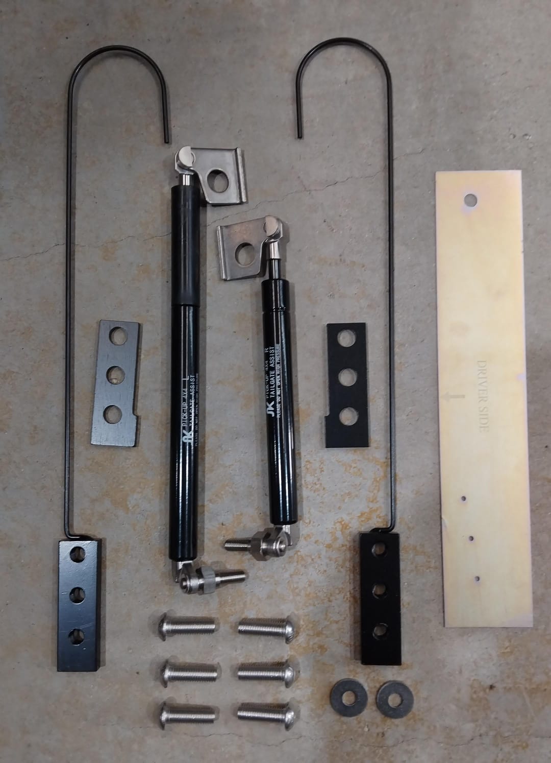 Nissan Navara D40 2009-15 Easy up and down tailgate assist