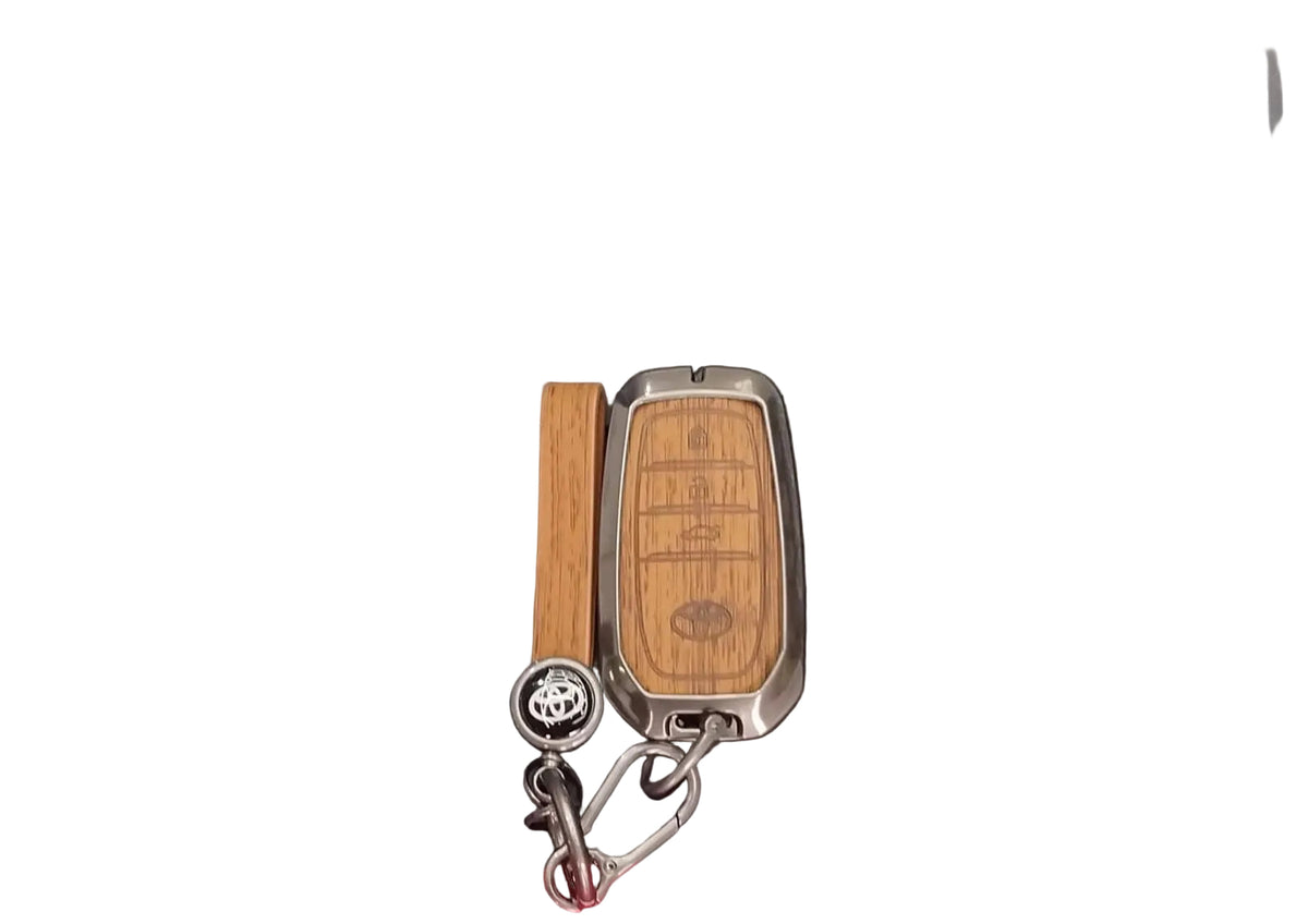 Toyota 3 Botton key less Key Cover Tan