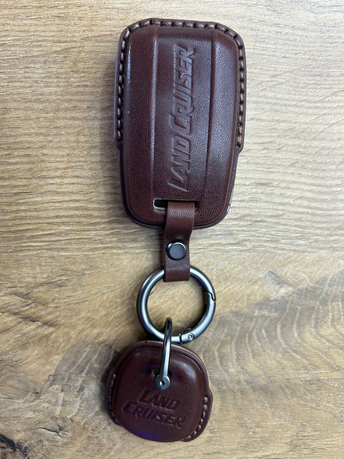 Toyota Land Cruiser Leather Key Cover Brown Color
