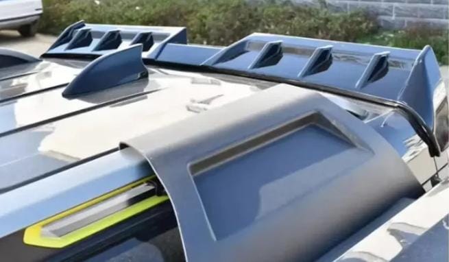 Jetour T2 Rear Boot Spoiler V2 Gloss Black