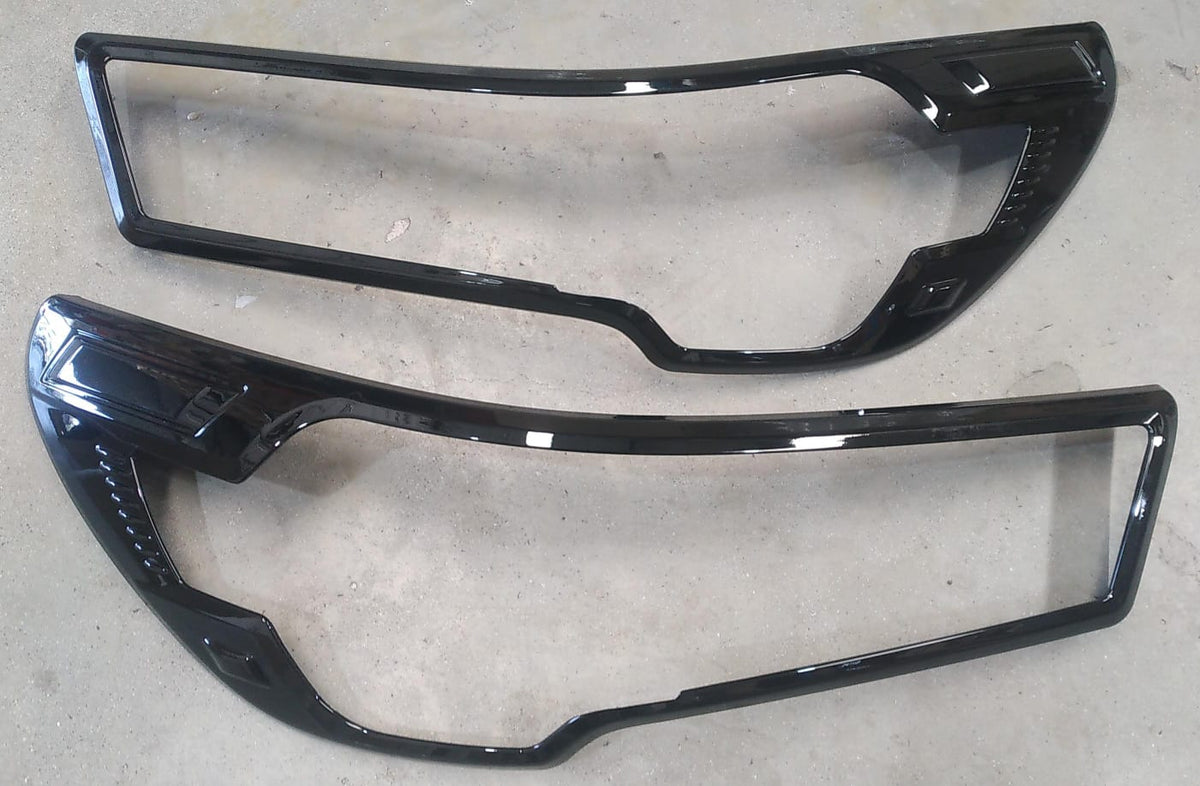 Toyota Hilux Rocco RS Spec Headlight Trims Gloss black