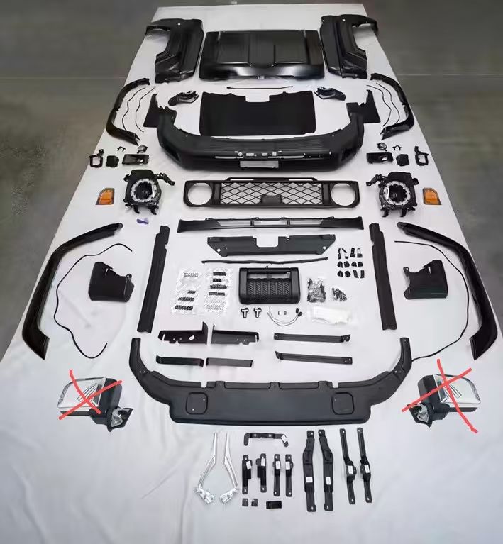 Toyota Land Cruiser 76 & 79 Series to NEW 2024 70 Series Cruiser body kit