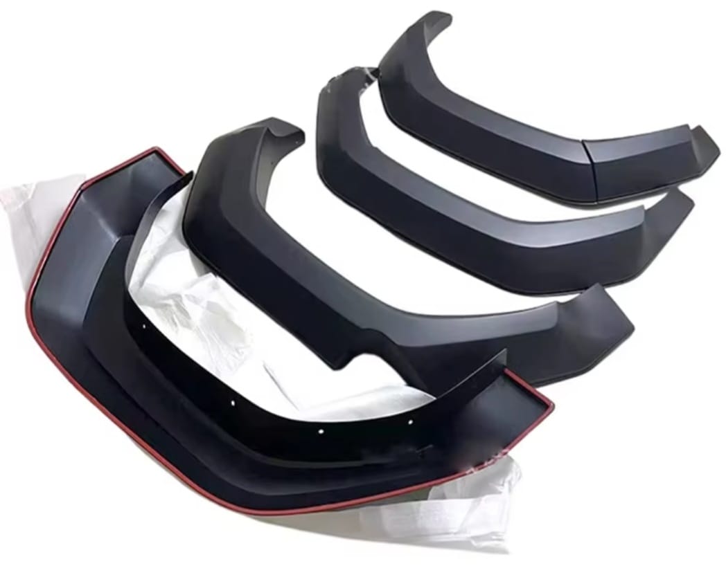 Toyota Travo 2026 GR Type fender flares matt black (wide)