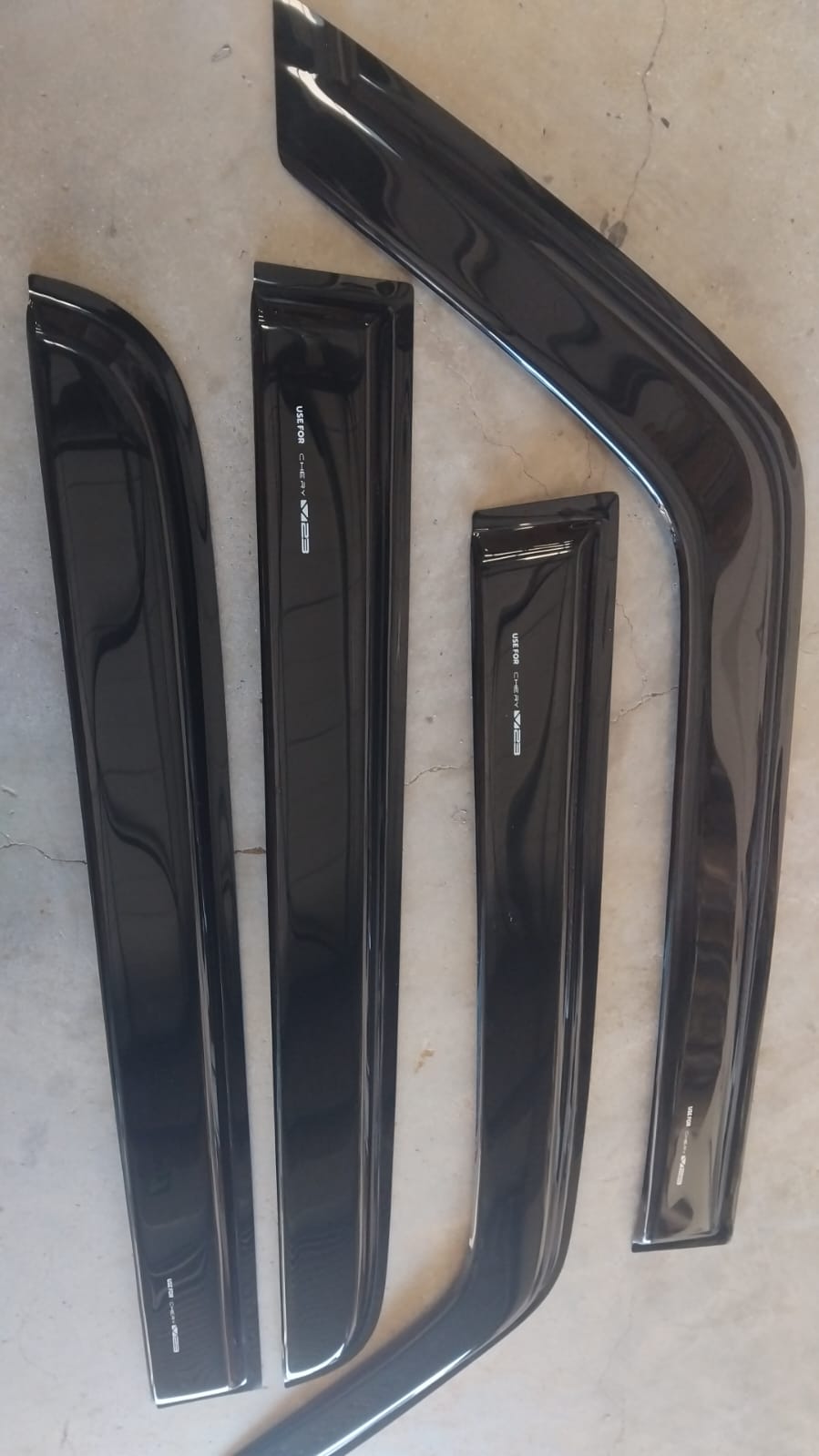 ICAR V23 Weather Guards Dark Gloss Black