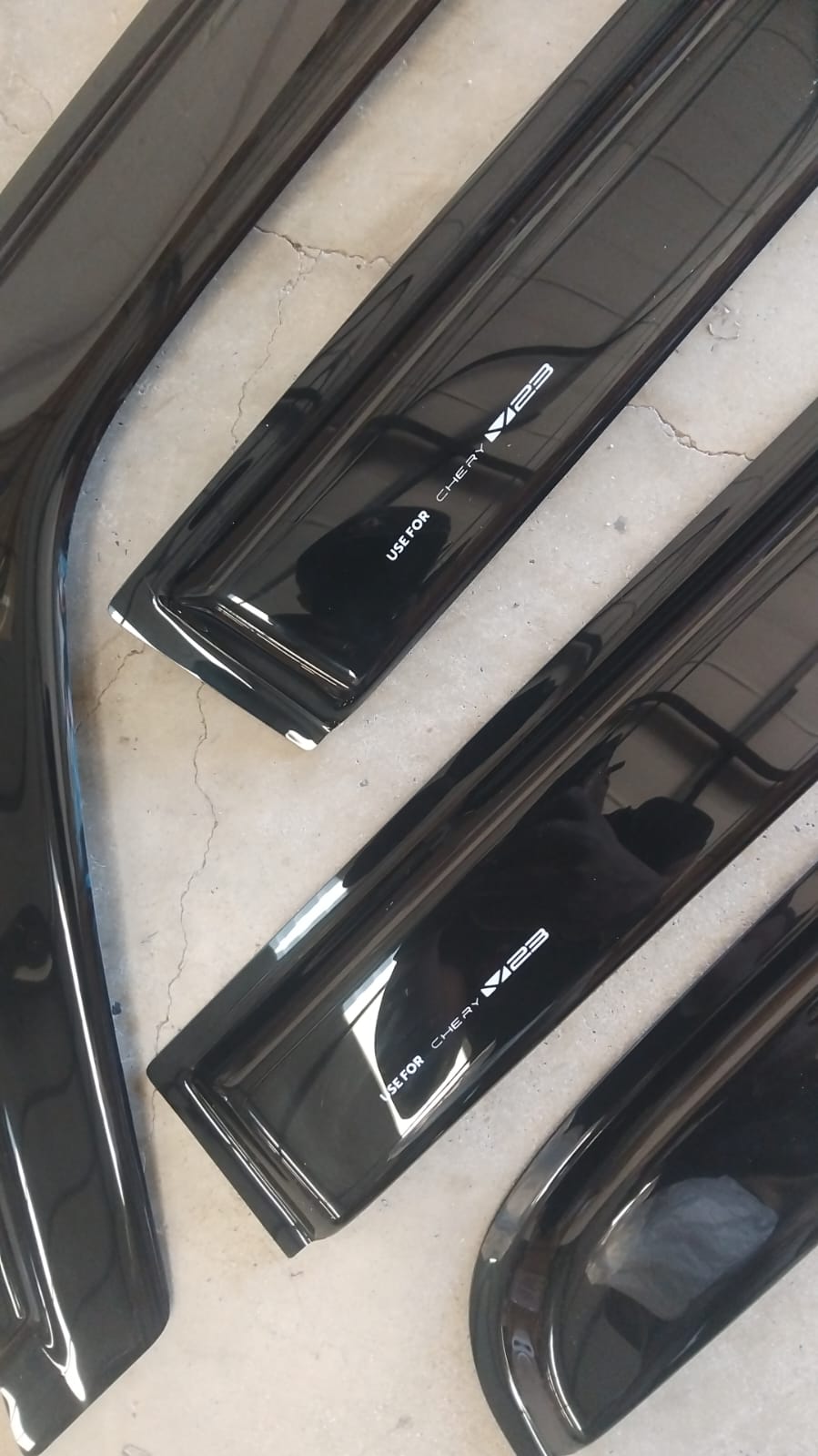 ICAR V23 Weather Guards Dark Gloss Black