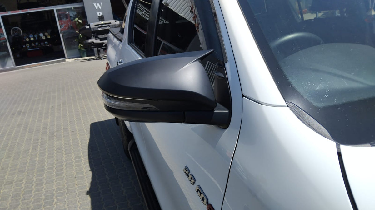 Toyota Hilux GD6/Travo 2016-2026 Mirror Covers ( Matt Black )