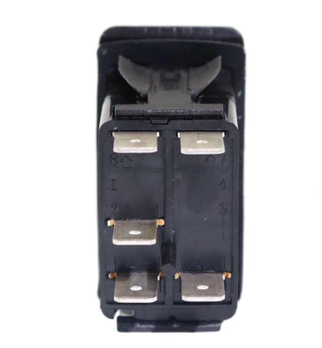 5 Pin Rocker - Blue LED