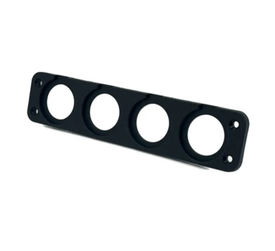 4 Round Hole Plastic Panel
