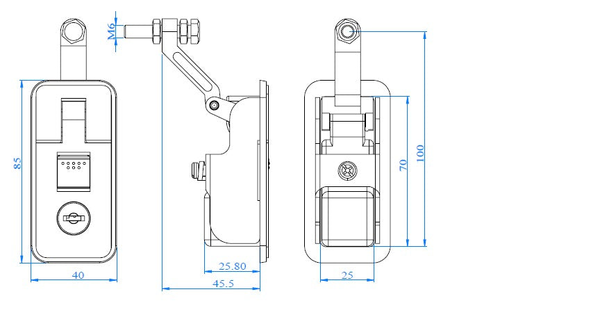 Canopy Lock - (Large ) set of 6 (104mm x 50.5mm x 31mm)