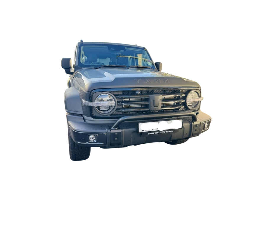 Tank 300 Bonnet Guard Stick On (Texture Black) with Tank Name