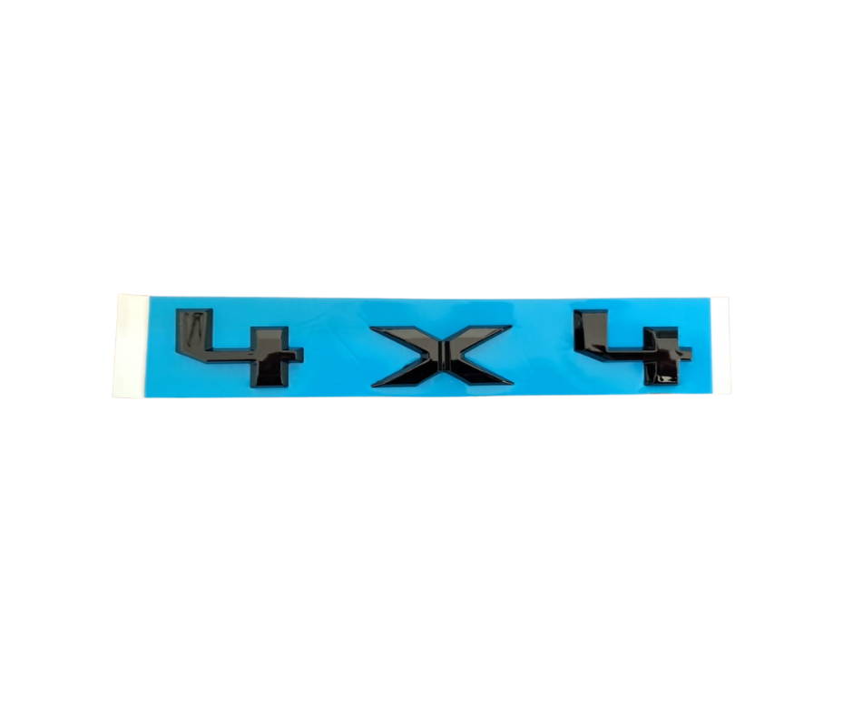 4X4 Stick On Logo (Gloss Black )