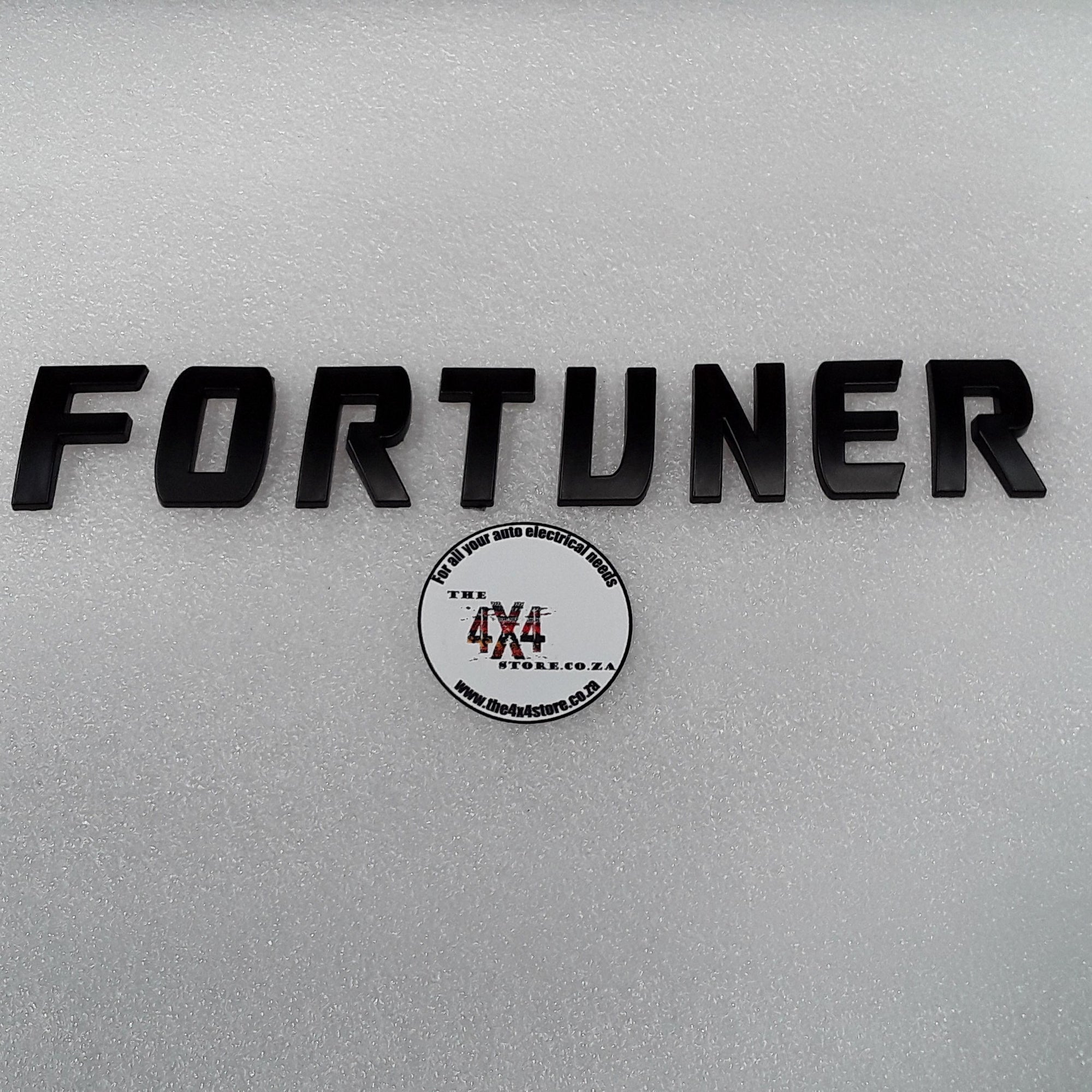 Toyota Fortuner 3D bonnet logo - letter size 50 mm