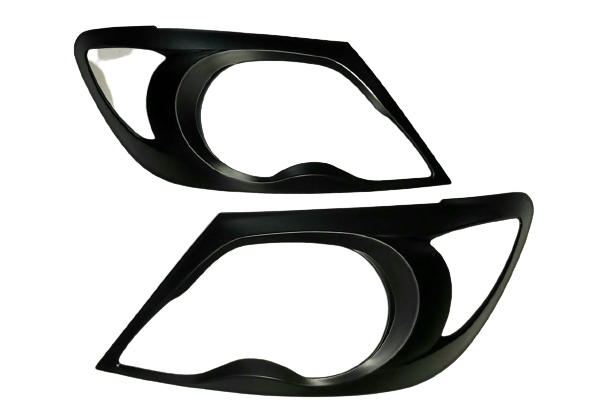 Toyota Hilux Vigo Head Light Cover Trim 2005-2012 Matt Black