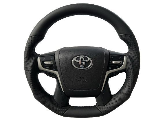 Perforated Leather Steering Wheel For Toyota 70 Series Land Cruiser
