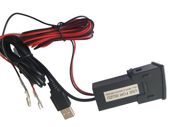 Isuzu Car Charge 3.1A Double Usb(Charging) With Audio(Usb Music Extension)