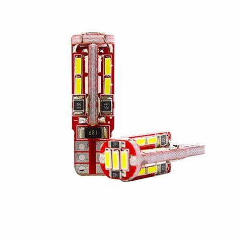 T10 19 SMD  Canbus 12V LED Car Light White - each